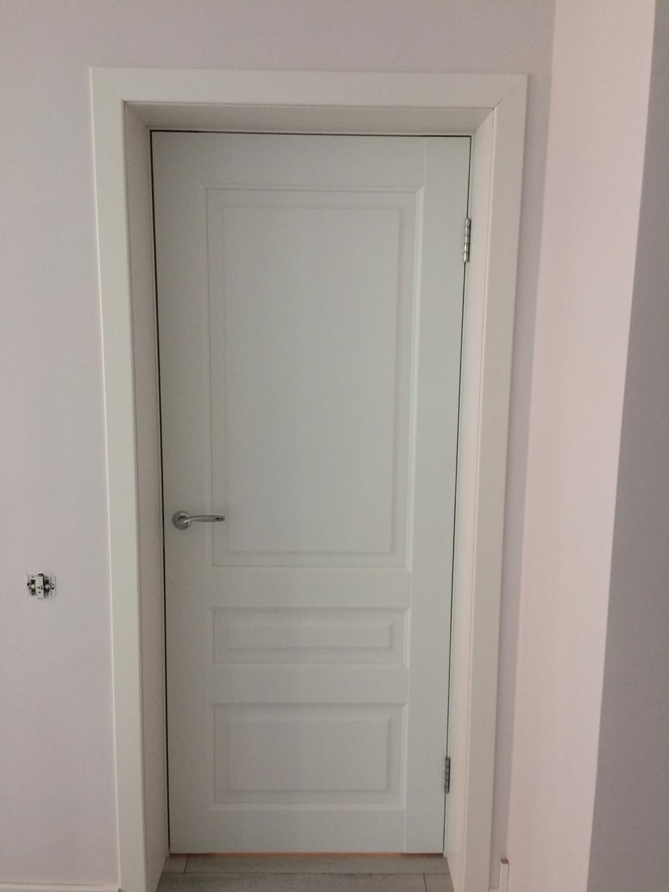Фото установки межкомнатной двери 58