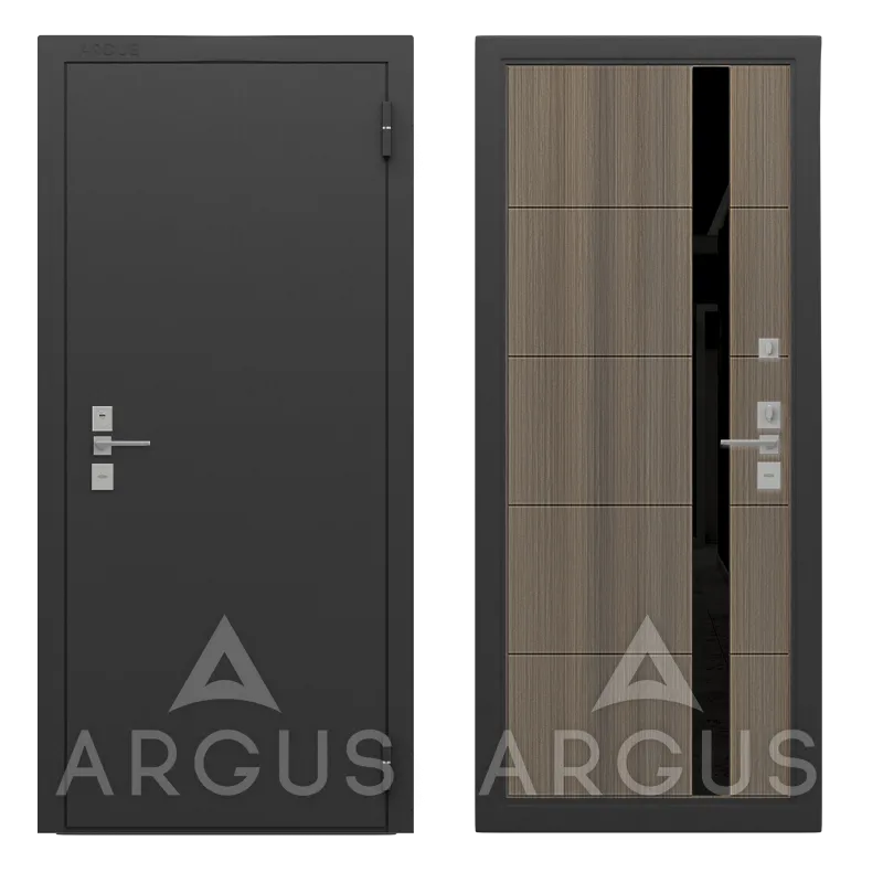 Prime (Г7514) Муар графит Сирма (Керамика, Черный лакобель, 2060*870, прав.Корса, Силк флай)