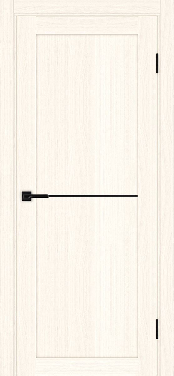 Турин_502АПП.11 молдинг алюм.чёрн. ЭКО-шпон Ясень светлый