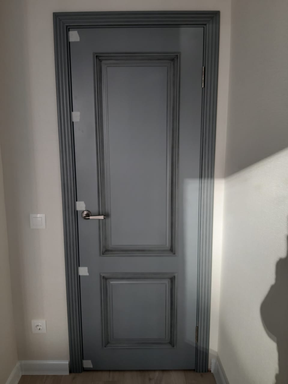 Фото установки межкомнатной двери 4