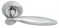 Дверные ручки Morelli "КУПОЛ" MH-09 SN Цвет - Белый никель