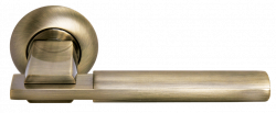 Дверные ручки Morelli "УПОЕНИЕ" MH-13 MAB/AB Цвет - Матовая античная бронза/античная бронза
