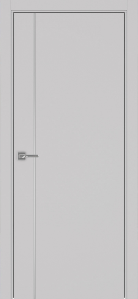 Неаполь_204 молдинг алюм.хром ЭКО-шпон Пепельный