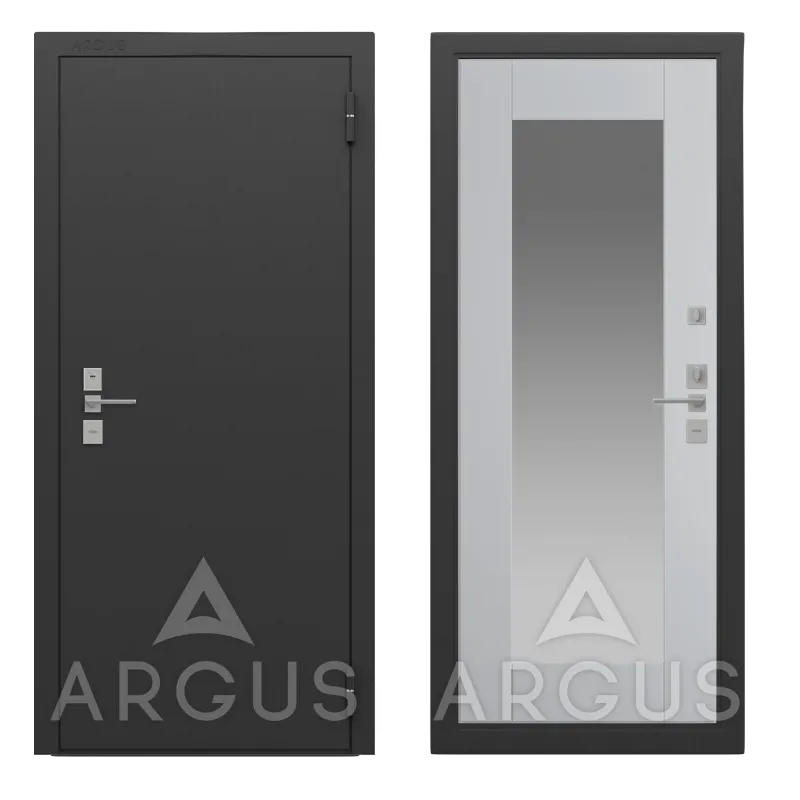 Prime (Г7514) Муар графит Милли (Силк маус, Зеркало, 2060*970, лев.)