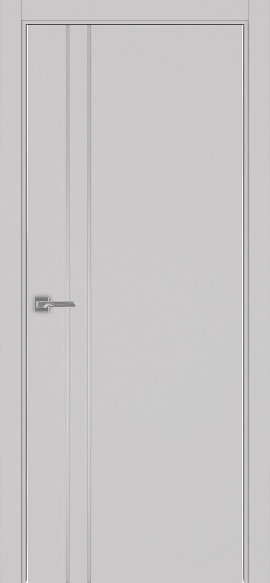 Неаполь_205 молдинг алюм.хром ЭКО-шпон Пепельный