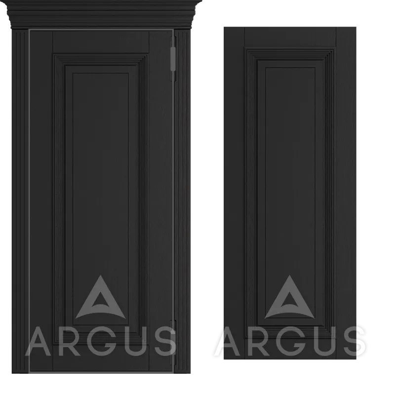 WSP Termo (handle bracket) Grace (Дуб черно-коричневый (8022), 2050*970, прав.Grace, Дуб черно-коричневый (8022))
