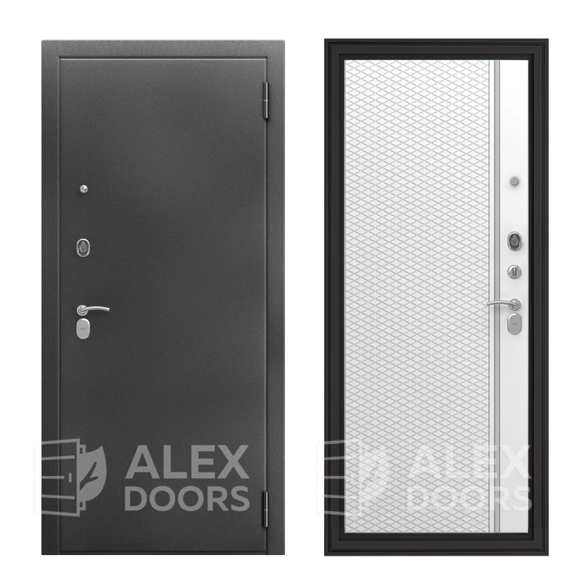 3K Лацио (Эмалит арктик, серебристый молдинг, 2060*870, левая, Серебро антик, Standard)