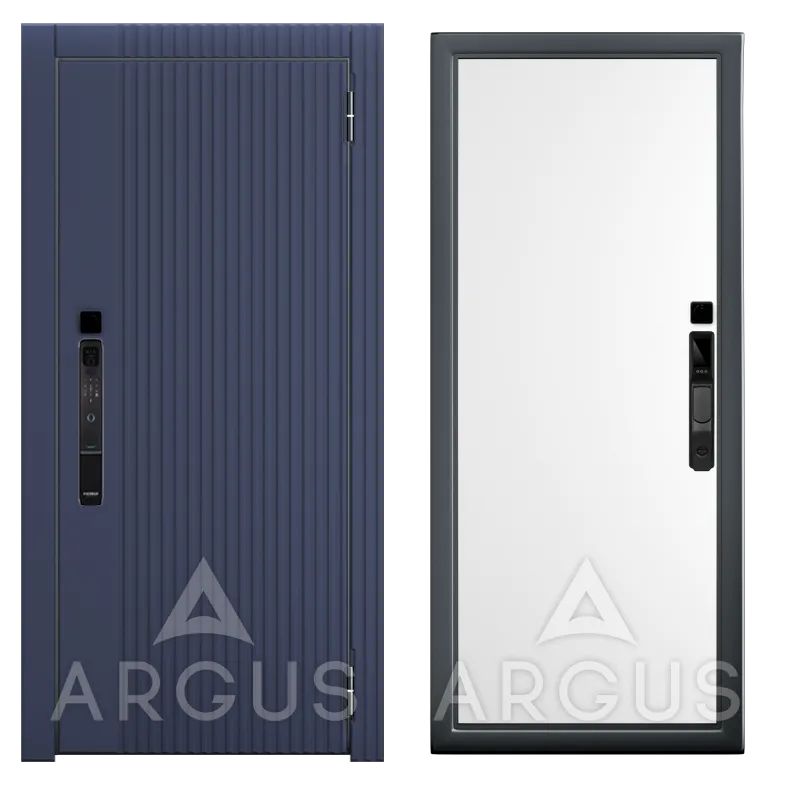 Smart V05 Букле графит Ивен (Эмалит арктик, 2060*970, прав., Фрейда, Синий софт)