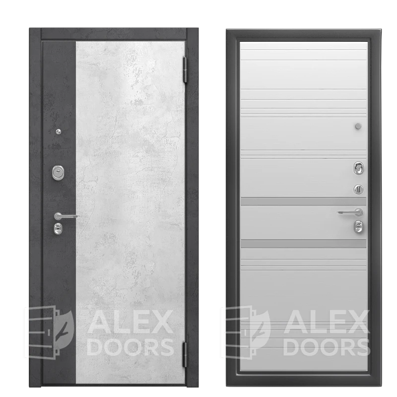 3K PRO Alum 13 (Вельвет белый горизонт, белый лакобель, 2060*870, левая, Серебро антик, Рокси, Бетон урбан милк (Бетон урбан индиго), Silver classic)