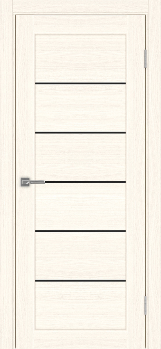 Парма_401АПП.1 молдинг алюм.чёрн. ЭКО-шпон Ясень светлый