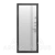 ДА65 Антик серебро Сирма (Софт милк, Белое матовое стекло, 2050*870, прав.Скиф, Филадельфия шоколад)