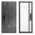 Smart Антик серебро Норвич (Эмалит арктик, Темное зеркало, 2060*970, лев.Никсон, Бетон темный)