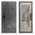 Smart Антик серебро Гэлакси (Дуб филадельфия крем, Зеркало с фацетом, 2060*870, лев.Никсон, Бетон темный)