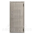 ДА67 Антик серебро Александра (распродажа) (Белая лиственница, Черный лакобель, 2050*970, лев.Клод, Филадельфия грей)